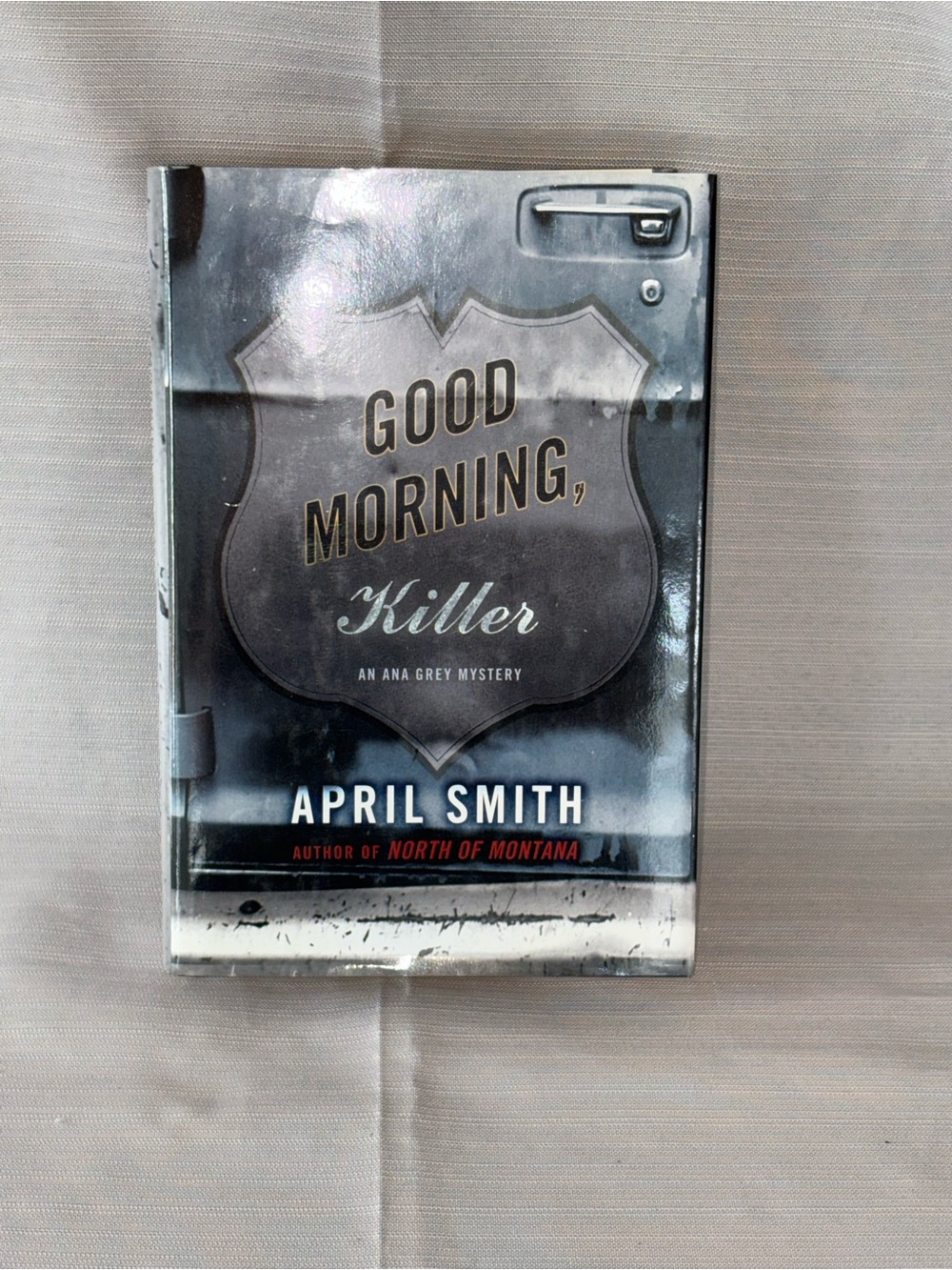 April Smith Good Morning, Killer - Black Hardcover Mystery
